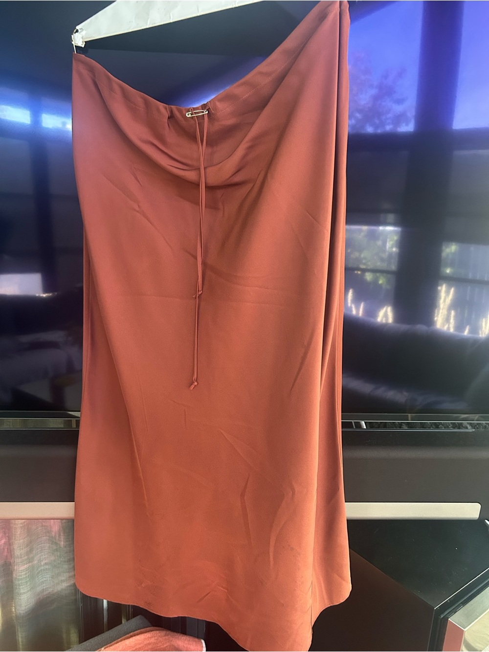 6397 Womens Rust Midi Skirt worn once
